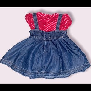 Girls size 6-12 months pumpkin patch dress